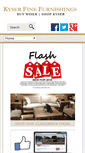 Mobile Screenshot of kyserfinefurnishings.com